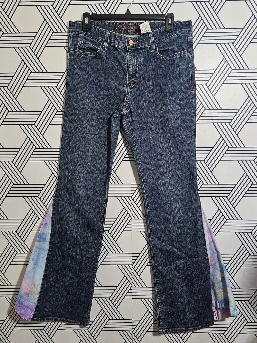 Womens Eddie Bauer Customized Flare Leg Jeans Size 10 L